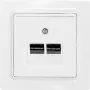 Eltako placa cubierta UAE/IAE de 2 módulos para E-Design UAE55E/2-wg (30055842)