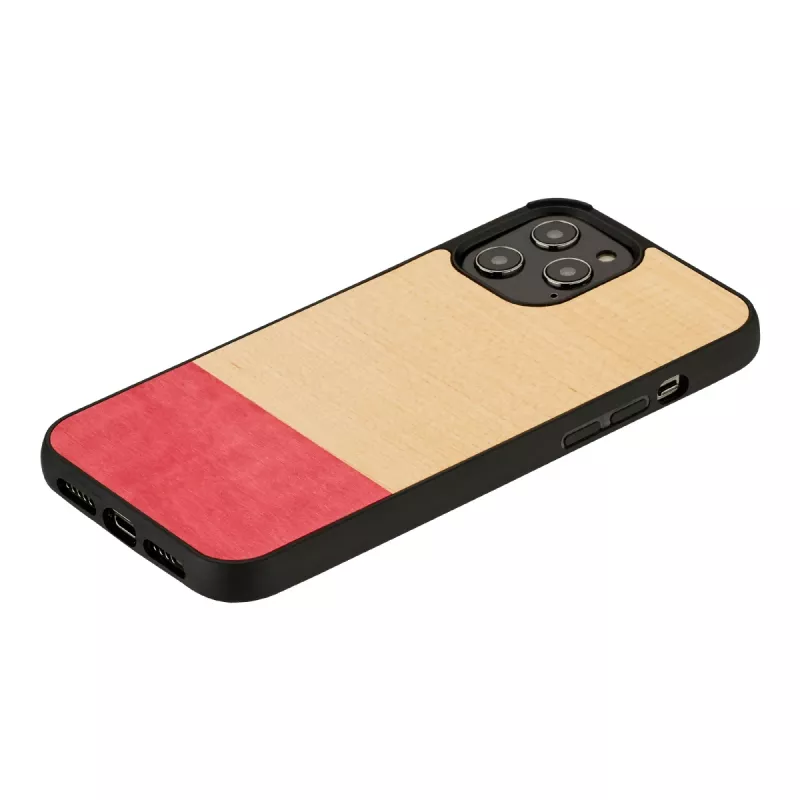 Funda para móvil man and wood para iPhone 12 Pro Max — miss match negro