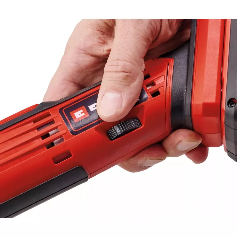 Herramienta multifunción a batería Power X-Change TE-MG 18/1 Li-Solo, 18 voltios (rojo/negro, sin batería ni cargador, accesorios incluidos)