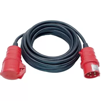 brennenstuhl H07RN-F 5G2.5 - Alargador - IEC 60309 16A (H) a IEC 60309 16A (M) - AC 400 V - 25,0 m - Negro (1167720)