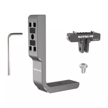 Soporte de aluminio Sunnylife para Insta360 X5/X4 – fijación de cámara ligera y duradera