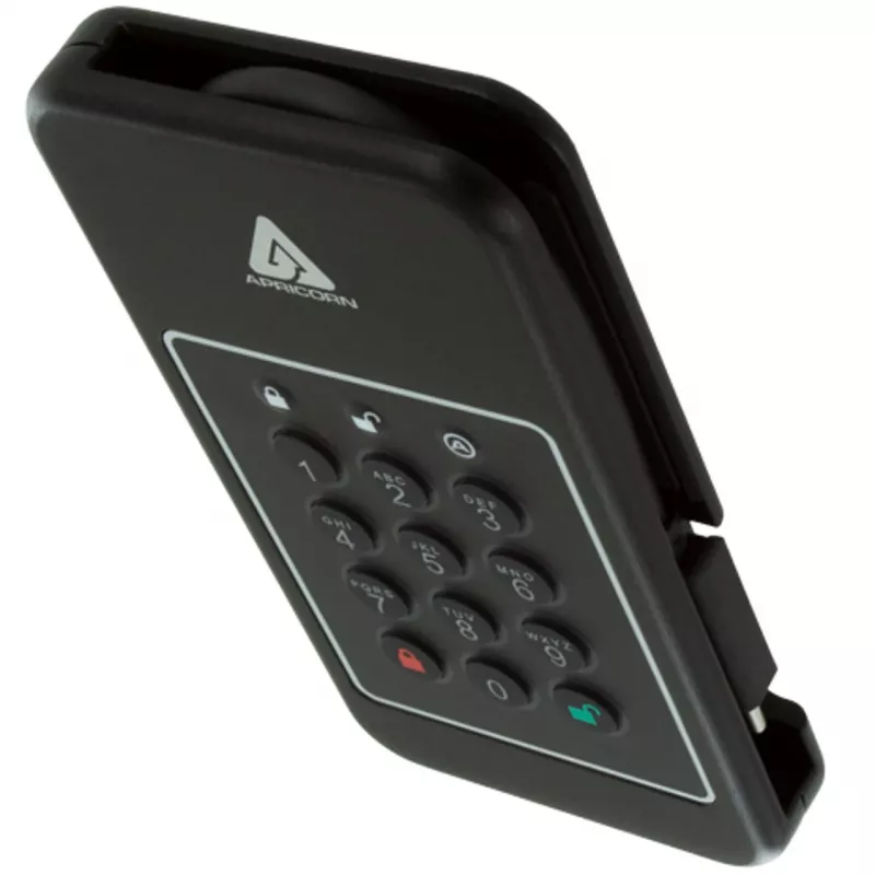 Apricorn Aegis NVX - SSD - 500 GB - USB 3.2 Gen 2 - conforme TAA (ANVX-500GB)