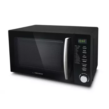 Microondas combinado ESPERANZA COCINERO 1200 W, 20 L, grill 900 W, pantalla LED, de sobremesa, negro