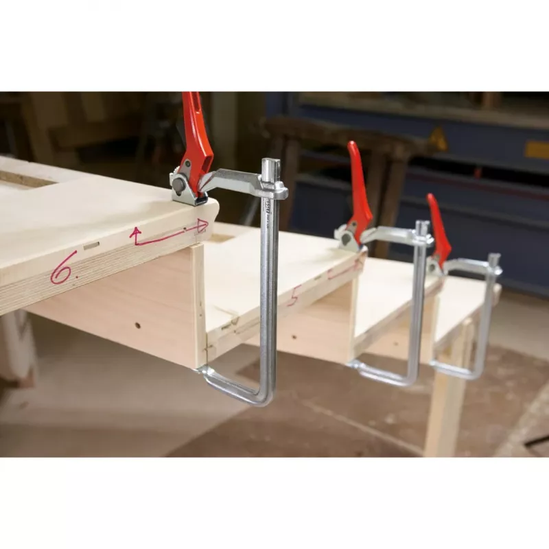 Abrazadera de palanca classiX GSH30 (plata/rojo, 300 / 140)