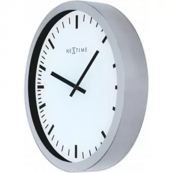 NeXtime Reloj 3031 Magic - Stripe, 25x35,2 cm, pared, blanco