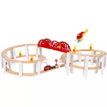 Ravensburger Brio Mega Spiral Set – set de accesorios para vías de madera