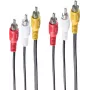 Adaptador de cable de vídeo ShiverPeaks BS90024-10 10 m 3 x RCA