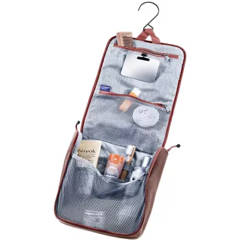 Neceser DEUTER Wash Center II — neceser de viaje, color caspia/raisin