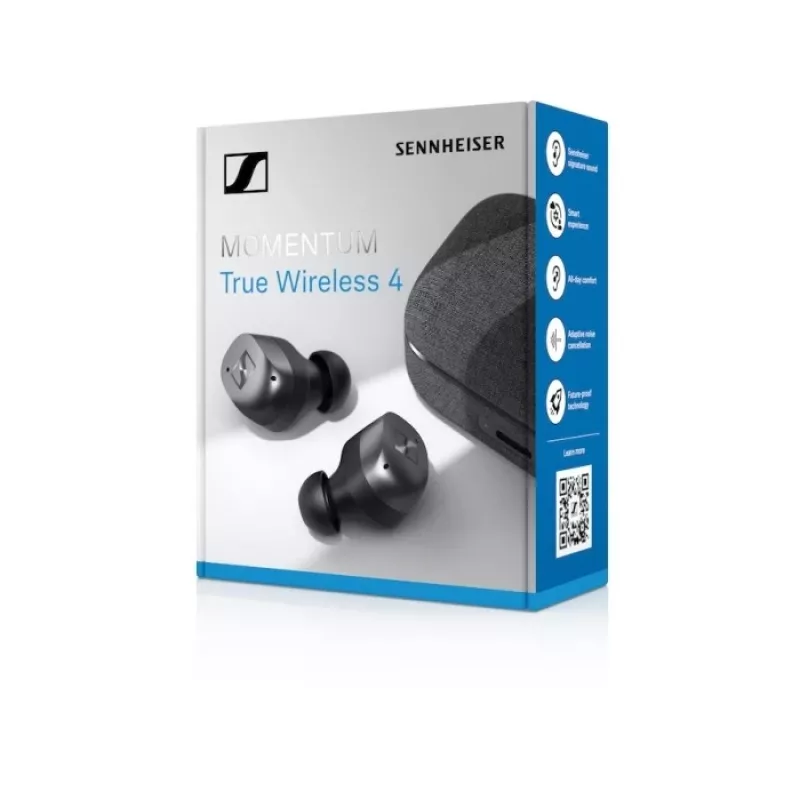 Auriculares deportivos inalámbricos Bluetooth con cancelación de ruido SENNHEISER Momentum MTW4 – negro y grafito