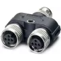 Phoenix 1403627 adaptador de cable M12 negro - gris (1403627)