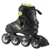 Patines en línea 2IN1 Nils Extreme NH18191 negro/lima talla L (39-43) con patines de hockey intercambiables