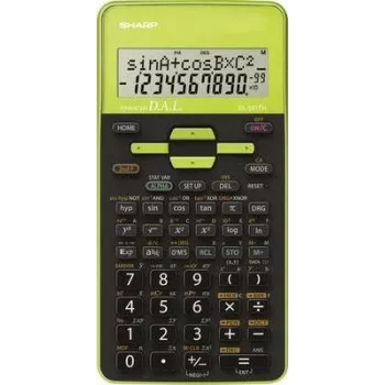 Calculadora de bolsillo científica Sharp EL531TH negra, verde