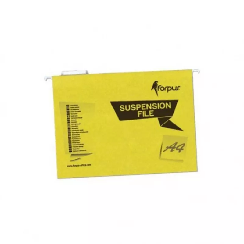 Archivador de suspensión Forpus FO22703 A4 cartón Amarillo