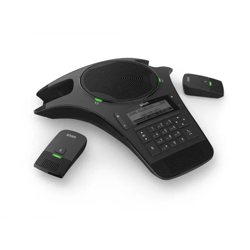 snom C520-WiMi - Teléfono de conferencia VoIP - con interfaz Bluetooth - DECT - función de llamada a tres bandas - SIP - 3 líneas - negro (4356)