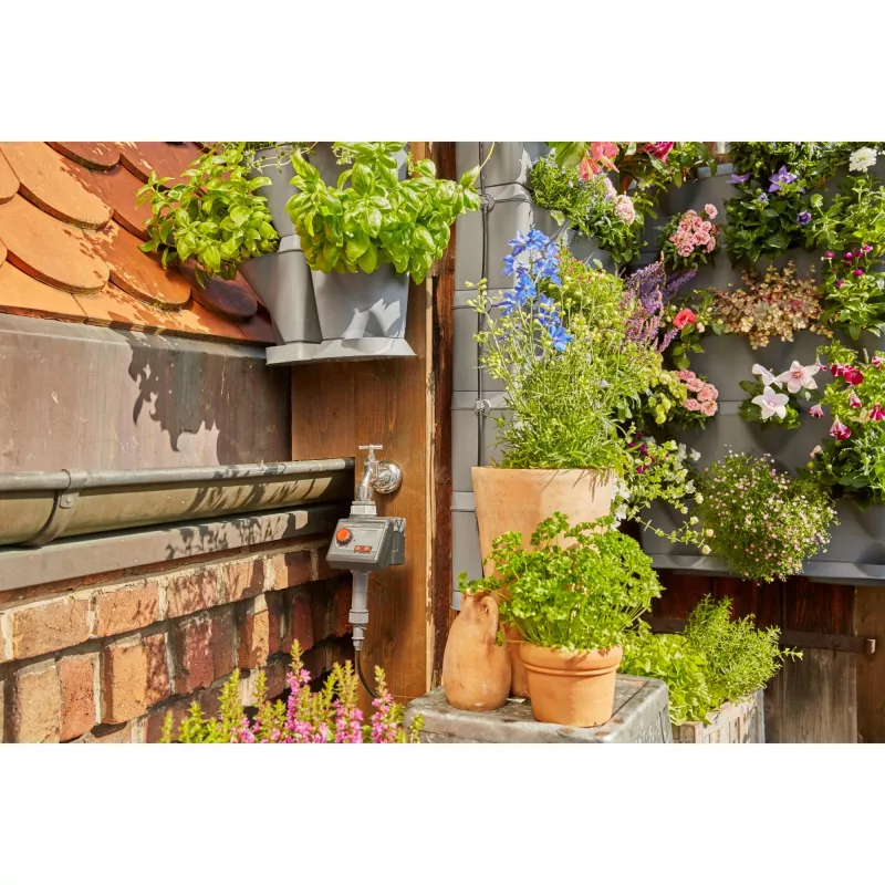 NatureUp set de riego esquina, sistema por goteo para conectar al grifo