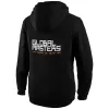 Sudadera con capucha Global Masters GM Logo - negra (M)