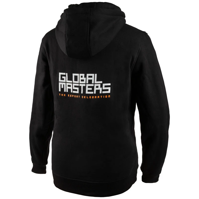 Sudadera con capucha Global Masters GM Logo - negra (M)