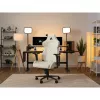 Silla gaming para PC Corsair TC500 LUXE con asiento tapizado beige