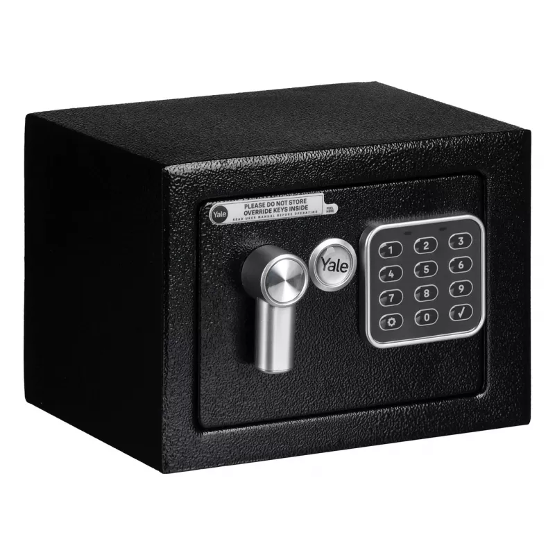 Yale YSV/170/DB2 caja fuerte de pie 3.8 l acero negro