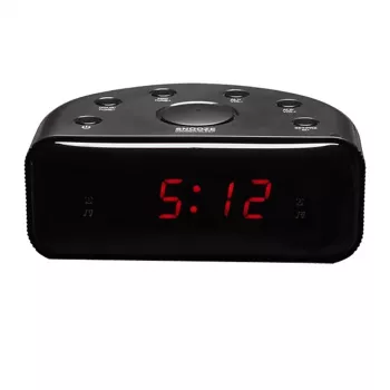 Radio FM analógica y digital Denver CR-430 con pantalla LED, negro