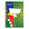 Cuaderno escolar con espiral Forpus, A4/70, rayado, tapa blanda 0722-022