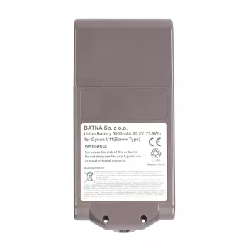 Pila Dyson para aspirador V11 tornillo 25,2 V 3000 mAh