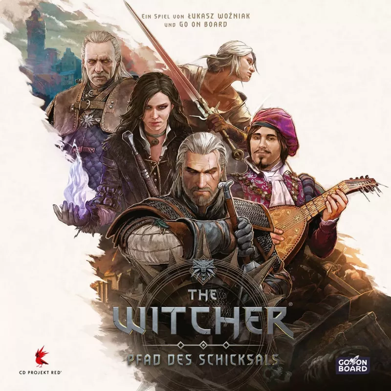 Juego de mesa Asmodee The Witcher: Pfad des Schicksals Deluxe Edition – juego de rol de mesa/estrategia