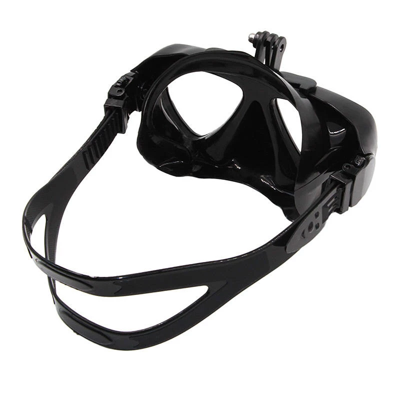 Máscara de buceo Telesin con soporte desmontable para cámaras de acción, modelo GP-DIV-GS2-BK