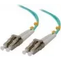 ALOGIC - Cable de red - LC multimodo (macho) a LC multimodo (macho) - 1,0 m - 3 mm - fibra óptica - dúplex - 50/125 micrómetros - OM4 - libre de halógenos (LCLC-01-OM4)