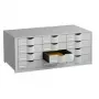 Cajonera Paperflow EO9H4442.02 gris claro A4 12 cajones