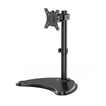 Soporte de sobremesa para monitor GEMBIRD MS-D1ST-04 para pantallas de 13–32 pulgadas, altura e inclinación ajustables, VESA 75x75–100x100, hasta 8 kg