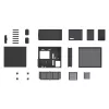 Carcasa de PC Jonsbo D41 MESH Midi Tower negra
