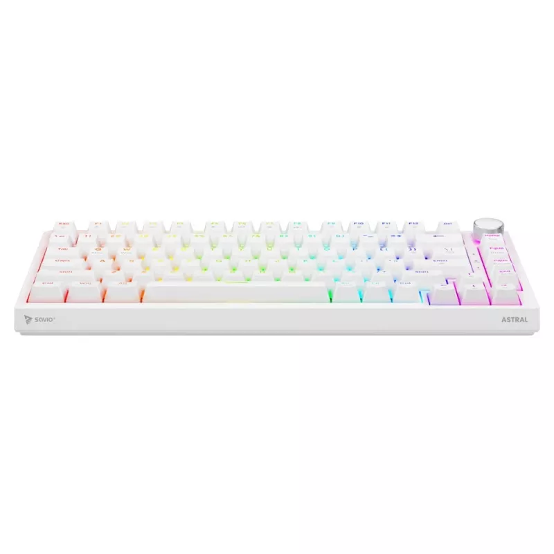 Savio ASTRAL WHITE JADE teclado gaming USB QWERTY US International