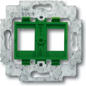 BUSCH JAEGER 1753-0-8048 - 2 x RJ-45 - Verde - Metal - Plástico