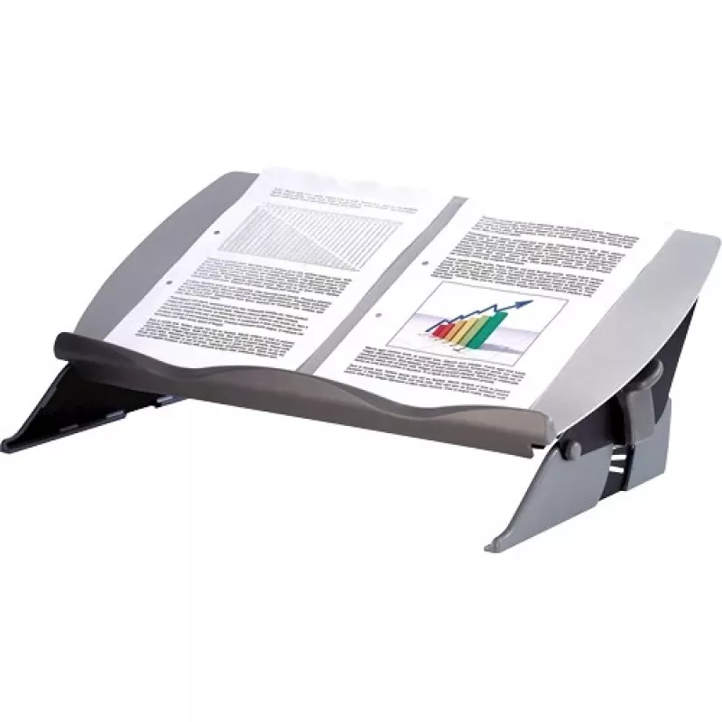 Fellowes Easy Glide atril inclinable para escritura/documentos - soporte para originales - gris, negro (8210001)