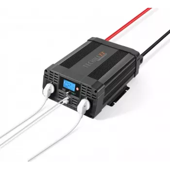 Technaxx TE20 Fuente de alimentación y convertidor de tensión coche 2000 W negro (4856)