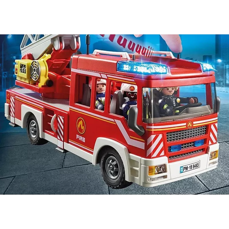 Camión Playmobil escala de bomberos unidad 9463
