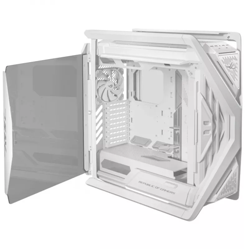 ASUS ROG GR701 Hyperion White, PC, Blanco, ATX, EATX, micro ATX, Mini-ITX, Aluminio, Multi, Frontal