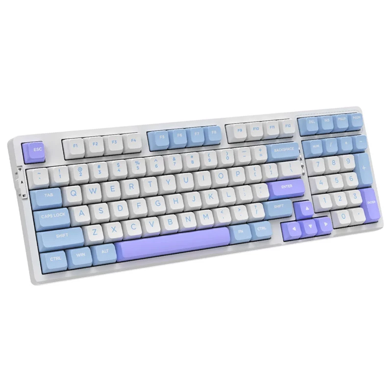 Teclado gaming VGN V98 Pro, Blueberry Ice Cream - Sea Salt (US)