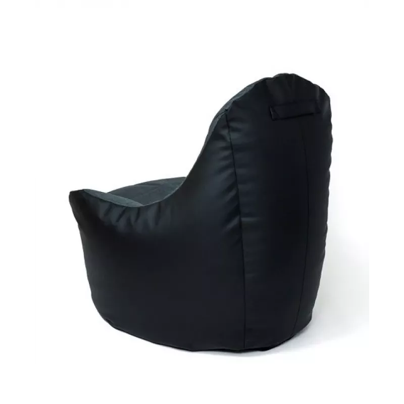 Puf saco Sako Boss negro-grafito XXL 140 x 90 cm