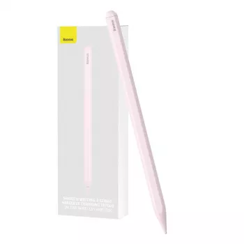 Lápiz táctil Baseus Smooth Writing SXBC060104 — carga inalámbrica, rosa