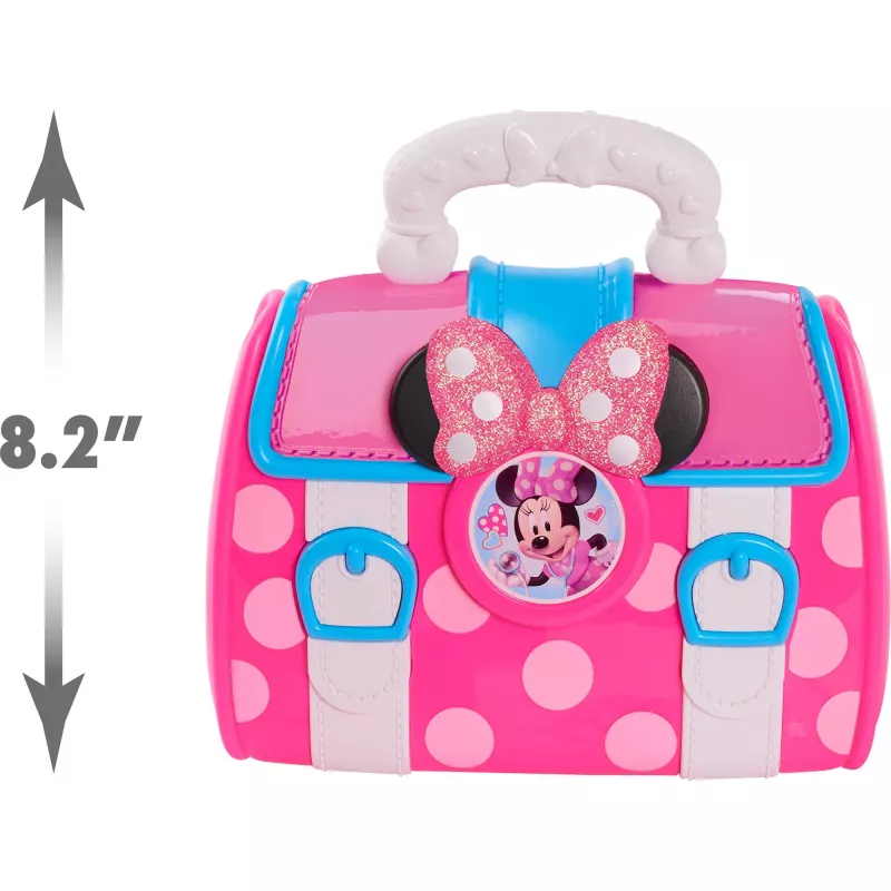 Disney Junior Minnie Mouse Bow-Care set de maletín de doctora, juguete de hogar para niños