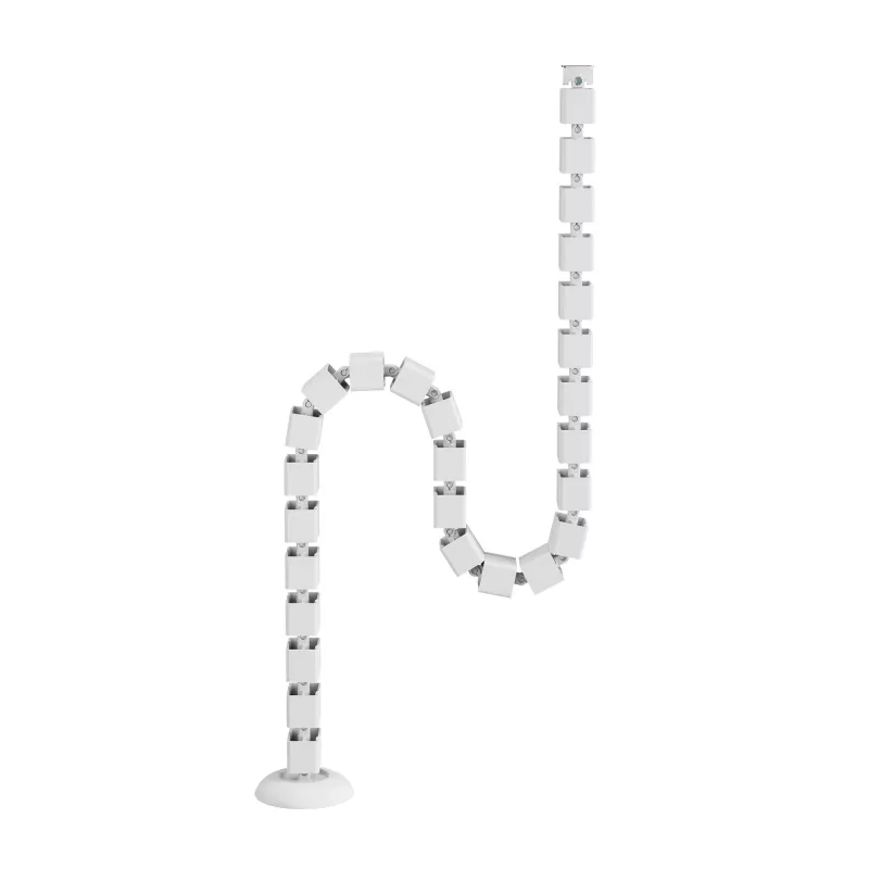 Gestión de cables SBOX CC-1016W blanco, 16 ranuras para cables de red y de alimentación