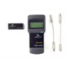 Comprobador de cables de red GEMBIRD NCT-31 — comprobador de continuidad con LCD, compatible con RJ-11/RJ-12/RJ-45, negro