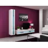 Estantería Cama VIGO NEW 180/40/30 blanco/blanco brillo