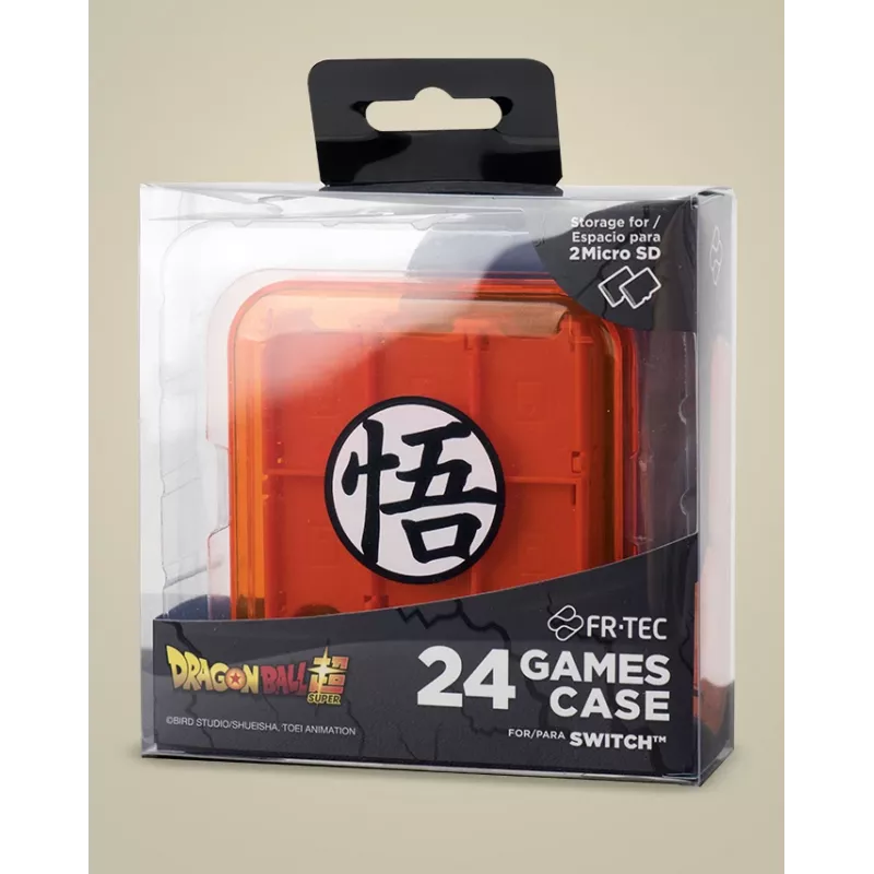 Estuche para cartuchos FR-TEC Dragon Ball Super Nintendo Switch naranja