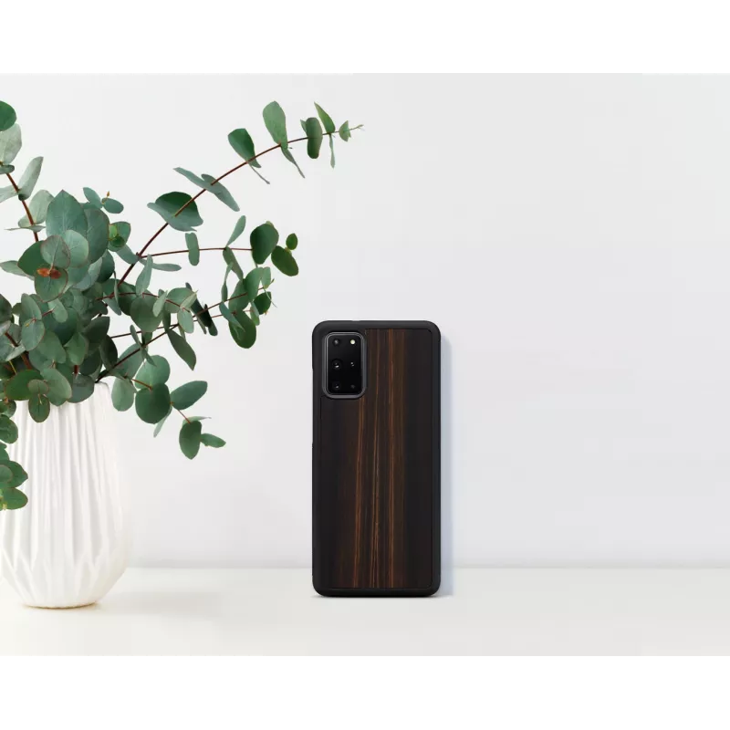 Funda protectora para Samsung Galaxy S20+ — Man and Wood — ébano negra