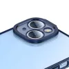 Set de funda protectora y cristal templado Baseus para iPhone 14 Plus – Glitter transparente azul