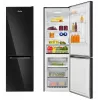 Amica FK3506D.2F(E) frigorífico combi, congelador inferior, 226 l frigorífico + 96 l congelador, Total No Frost, clase energética E, negro
