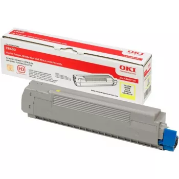 Tóner OKI 43487709 hasta 6000 páginas amarillo